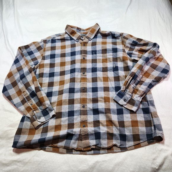 Eddie Bauer Other - Eddie Bauer Classic Fit Plaid Flannel Button Down Shirt Mens Size 2XL